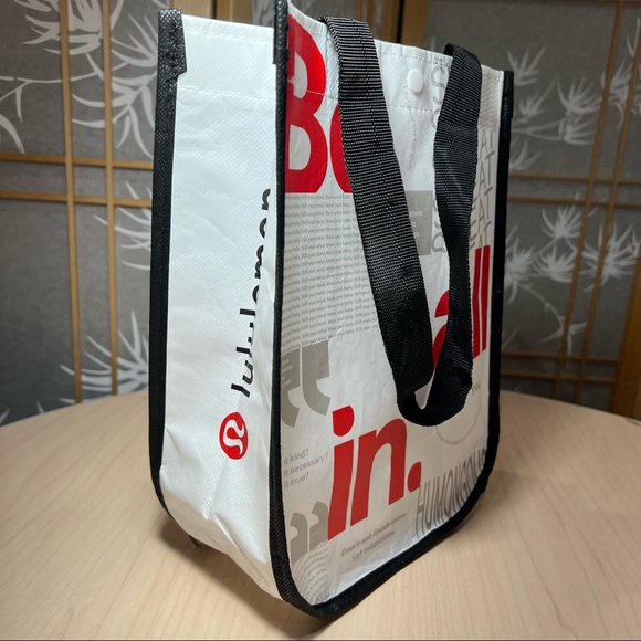 Lululemon Athletica: Shopping Bag ๐ Measurements: H 12โ x L 9" x W 4.5" - Picture 2 of 5